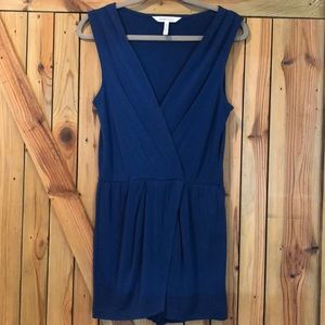 "BCBG Generation Blue Plunge Romper Size X-Small